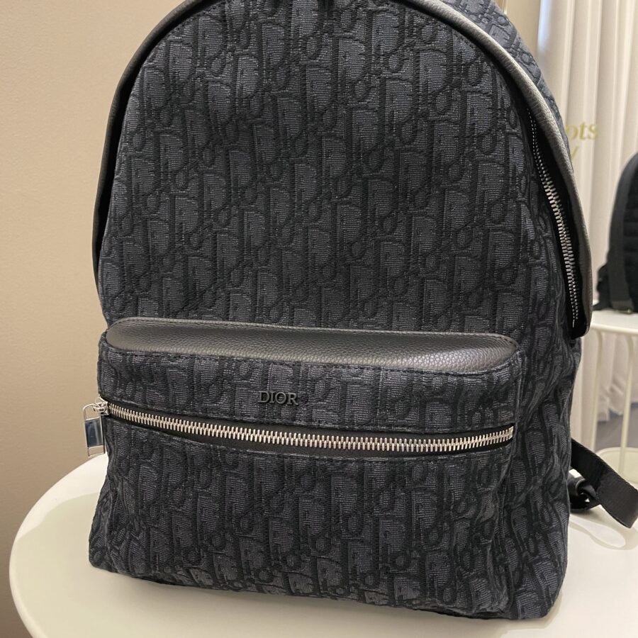 Dior Rider Backpack Black Oblique Jacquard | Studio Nafay