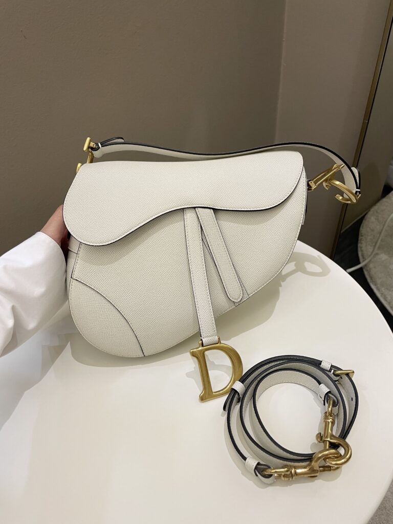 Dior Saddle Bag Cream White - Product Image 2