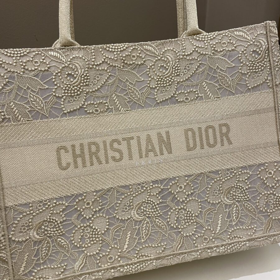 Dior Book Tote Gold Embroidery | Studio Nafay