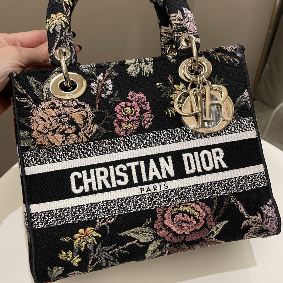 Dior Lady D-Lite Jardin Botanic Black Embroidery | Studio Nafay