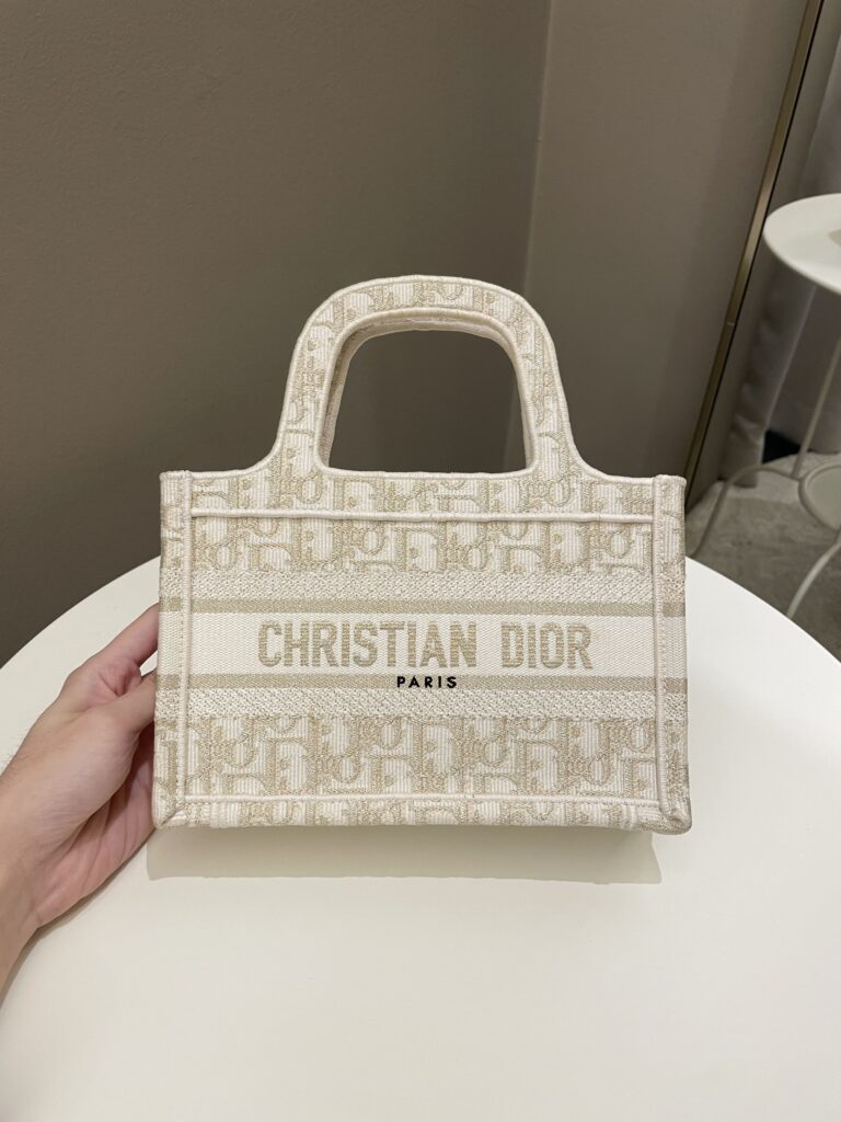 Dior Mini Book Tote Gold Oblique - Product Image 2