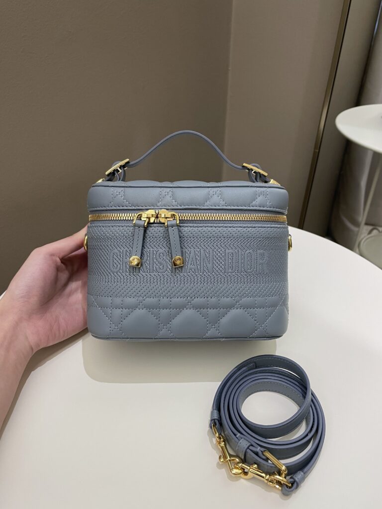 Dior Lady Dior Cannage Travel Vanity Cloud Blue - Product Image 2
