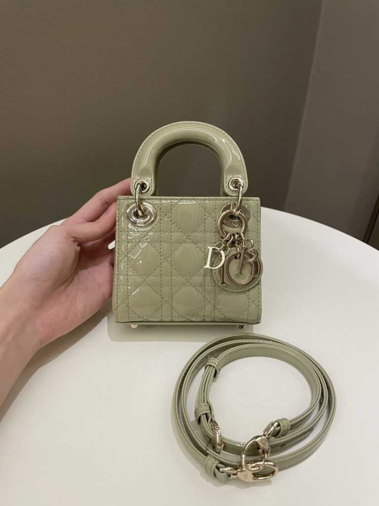Dior Lady Dior Micro Ethereal Sage Patent - Product Image 2