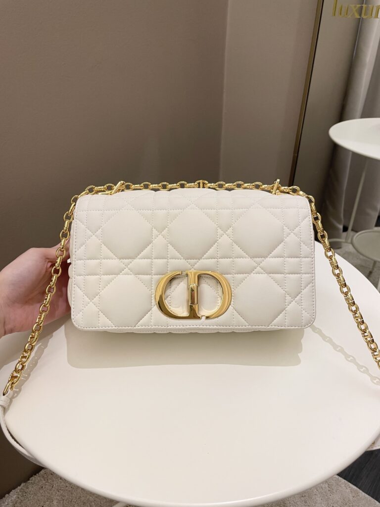 Dior Caro Bag White Puff Lambskin - Product Image 2