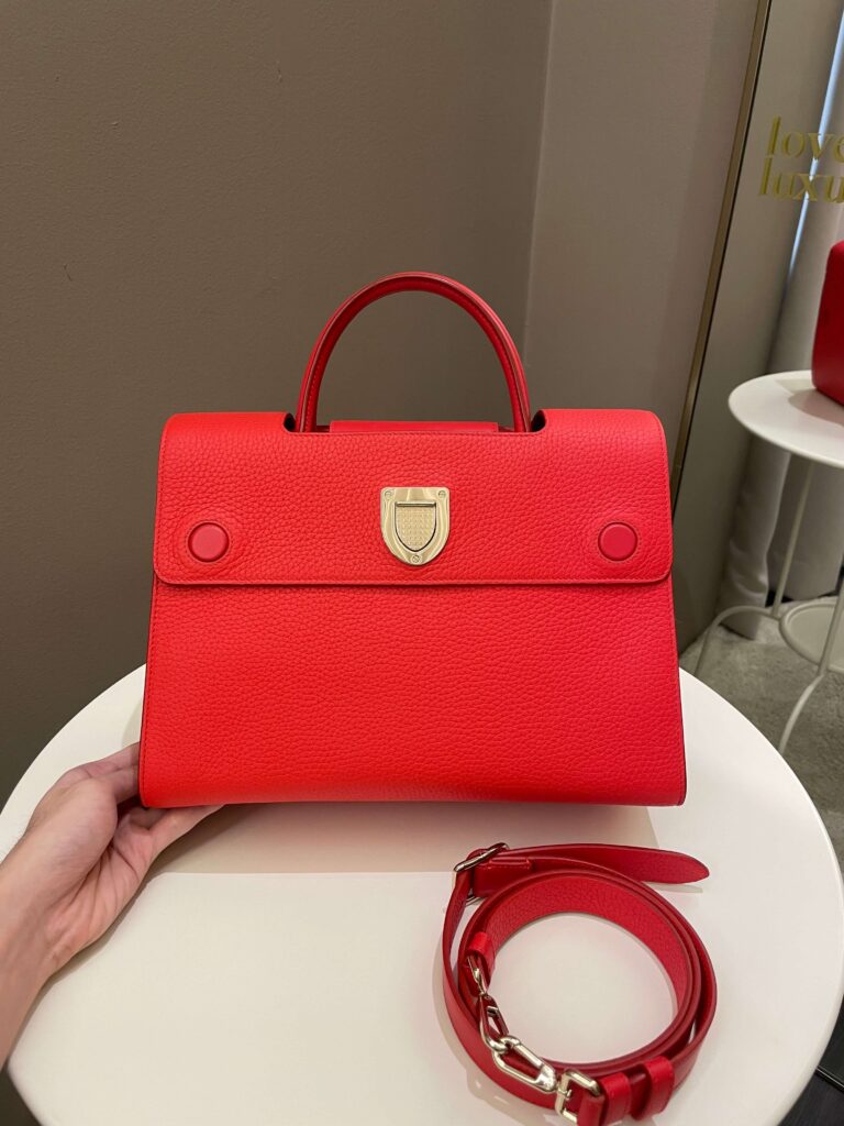 Dior Diorever Tote bag Red Grainy Leather - Product Image 2
