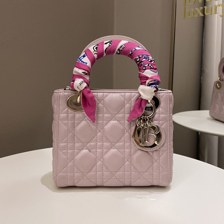 Dior Lady Dior Mini Lotus Pink Lilac | Studio Nafay
