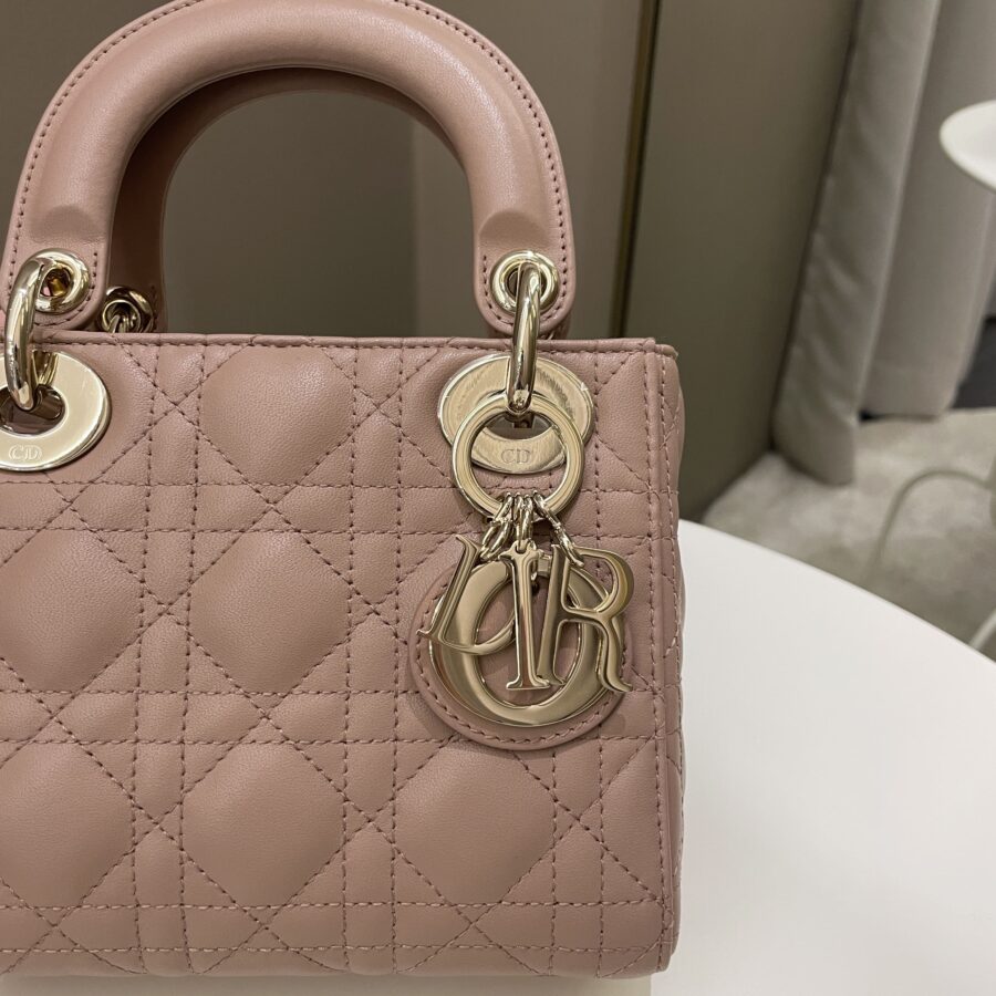 Dior Lady Dior Mini Nude Lambskin | Studio Nafay