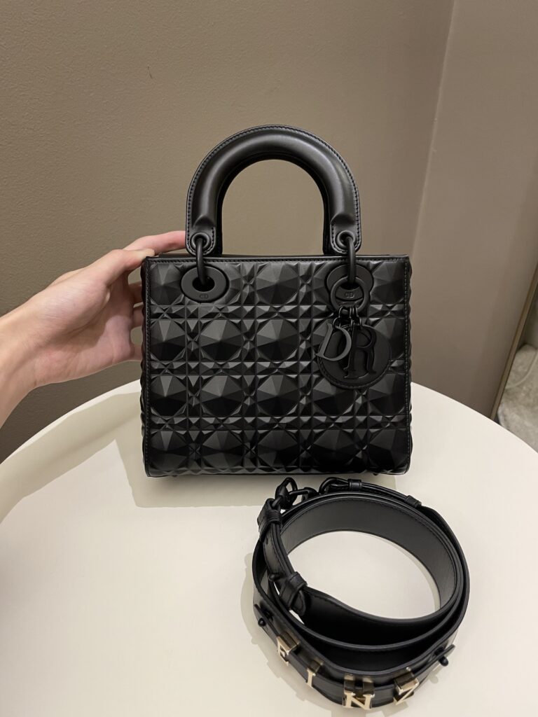 Dior My ABC Lady Dior Black Cannage Calfskin Diamond Motif - Product Image 2