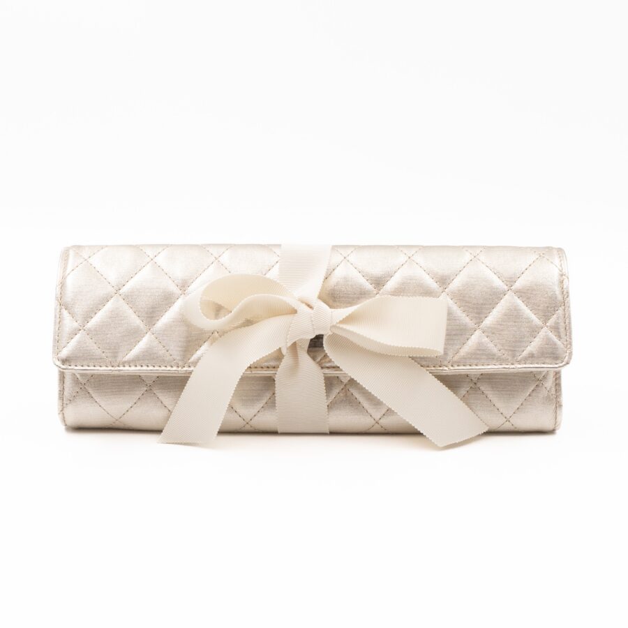 2.55 Jewelry Case Clutch Silver | Studio Nafay