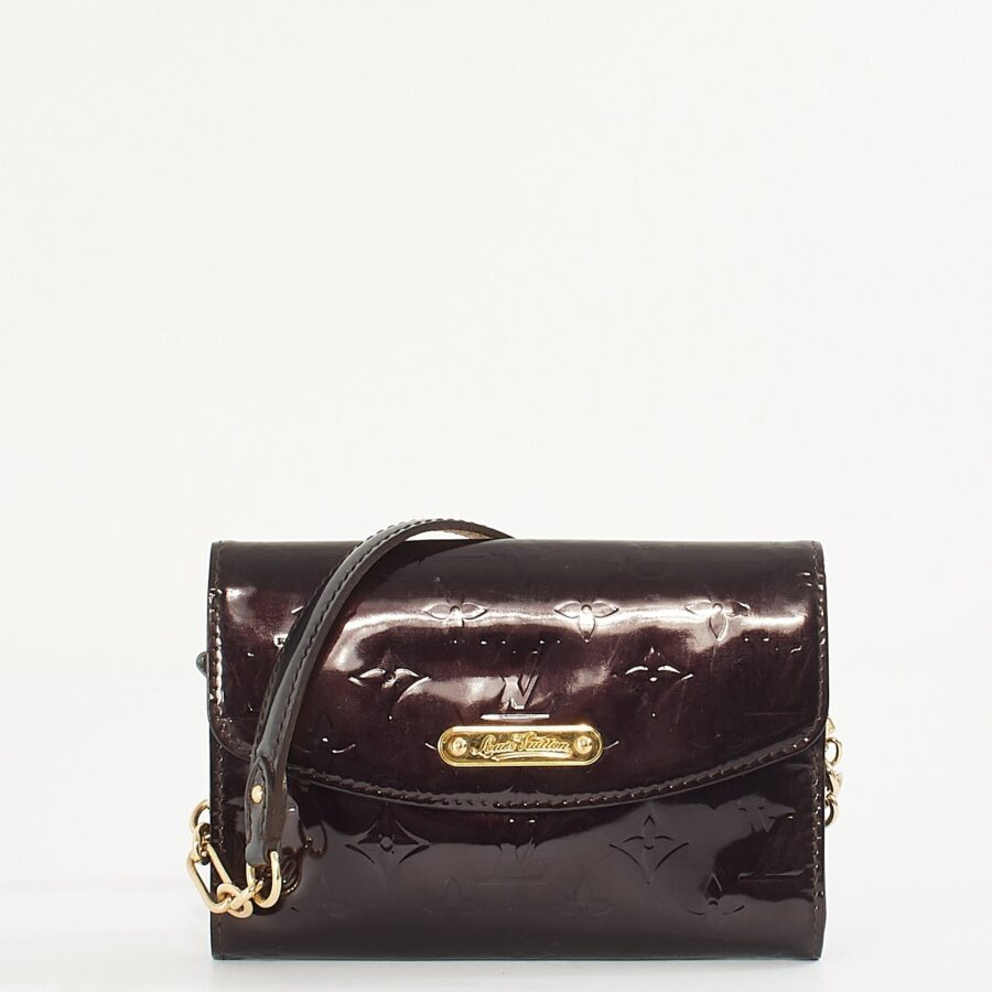 Louis Vuitton Monogram Vernis Amarante Sunset Boulevard Shoulder Bag | Studio Nafay