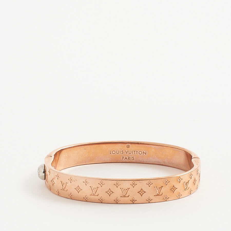 Louis Vuitton Monogram Rose Gold Bangle | Studio Nafay