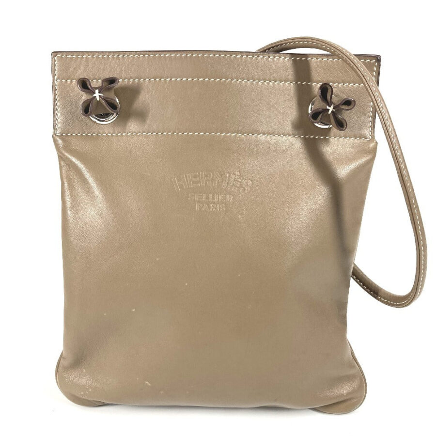 HERMES Shoulder Bag leather gray Sac Aline Mini Sac Aline Mini | Studio Nafay