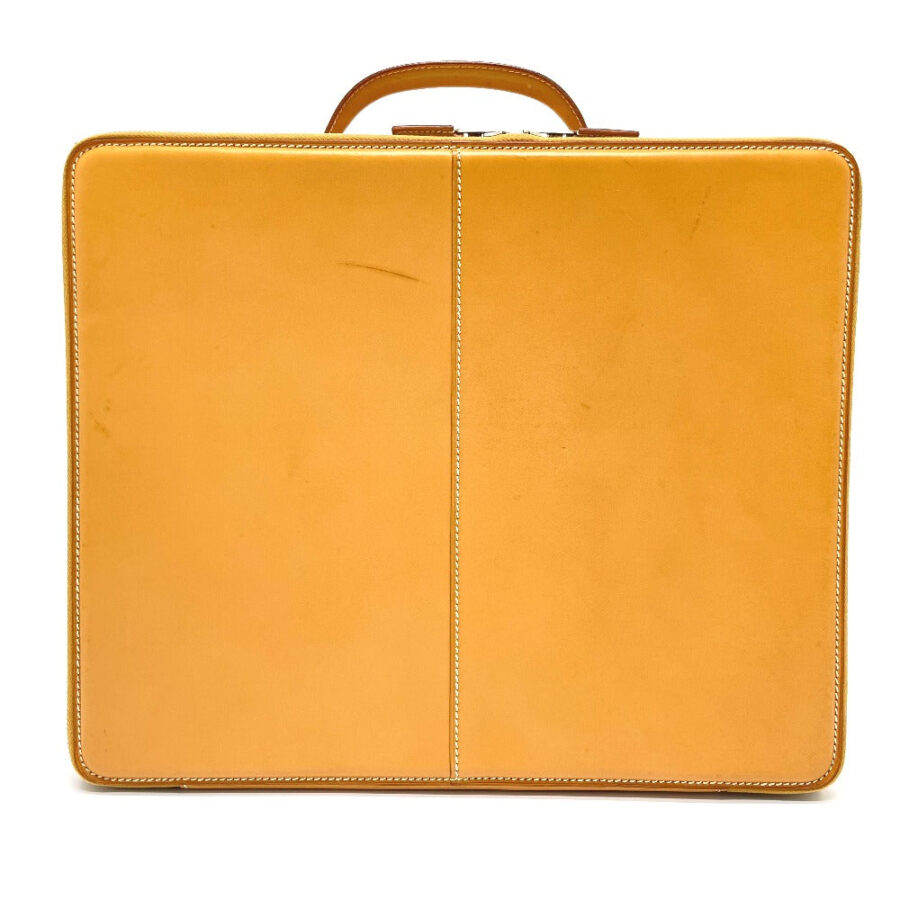 HERMES Handbag leather beige Yale light MM mens | Studio Nafay