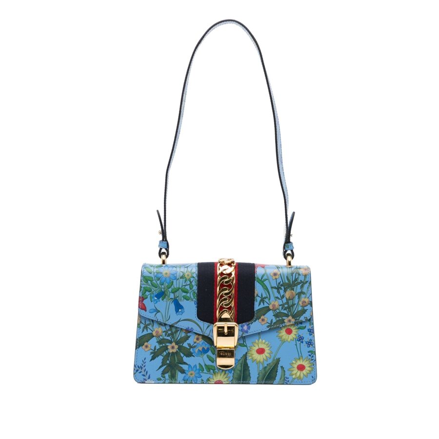 Gucci Sylvie Floral Blue | Studio Nafay