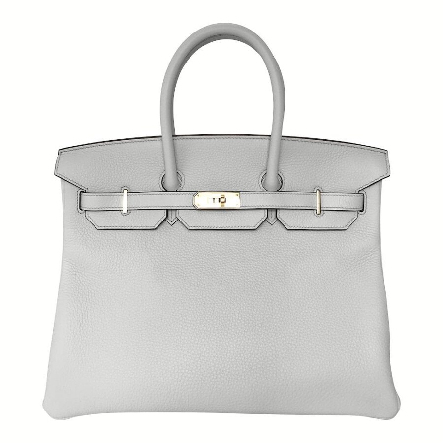 HermesBirkin 35 Bleu Pale Bag GHW | Studio Nafay