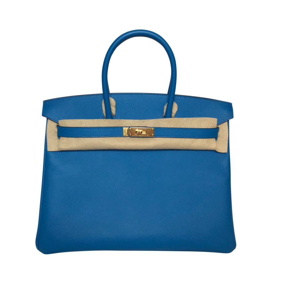HermesBirkin 35 Bag Blue Zanzibar Epsom | Studio Nafay