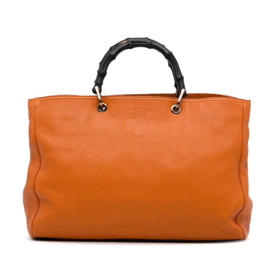 Gucci Bamboo Shopper Large Orange | Studio Nafay