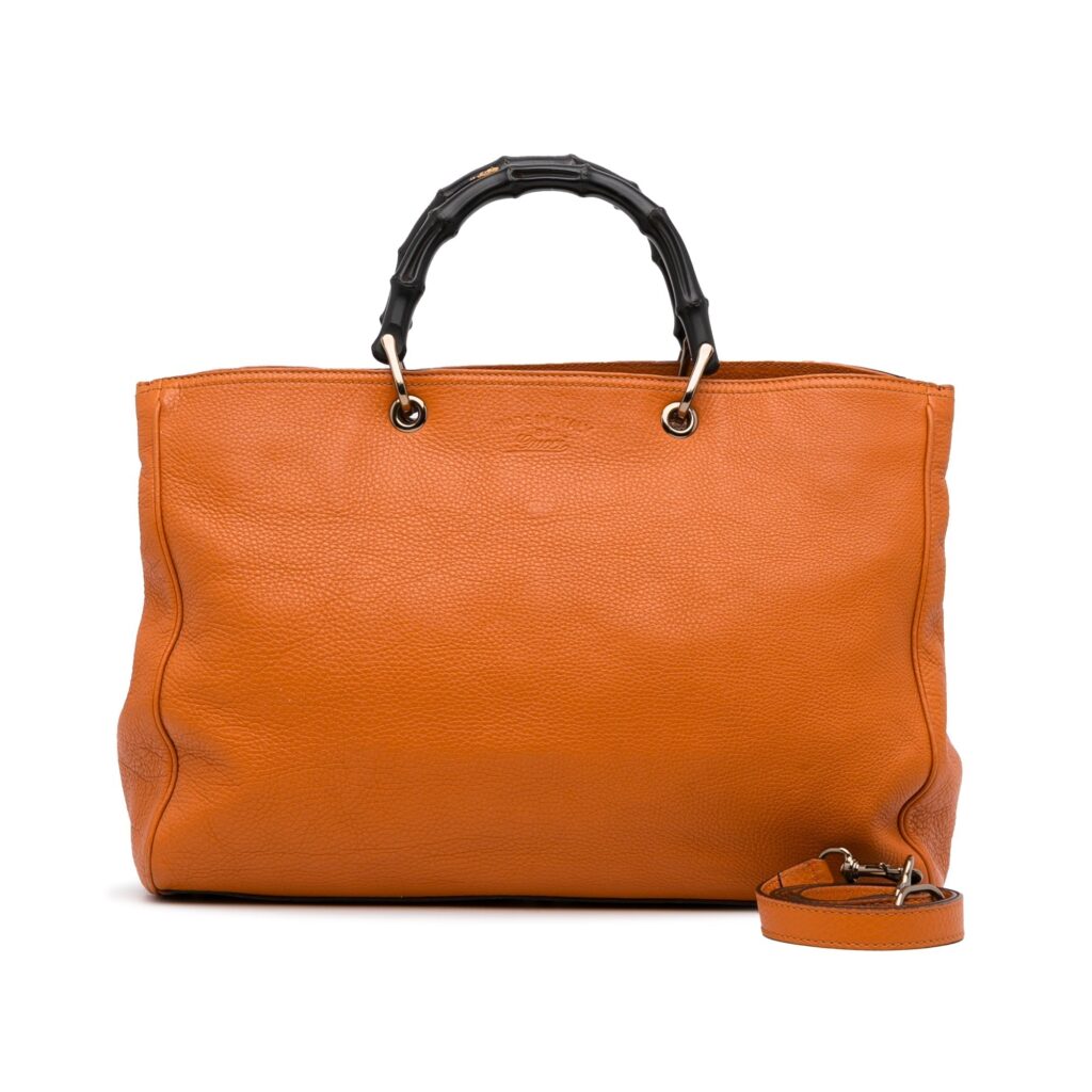 Gucci Bamboo Shopper Large Orange - Product Image 2