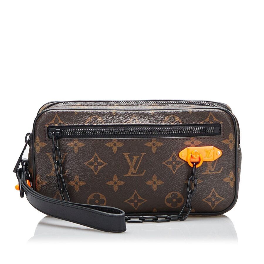 Louis Vuitton Monogram Solar Ray Pochette Volga Clutch Bag | Studio Nafay