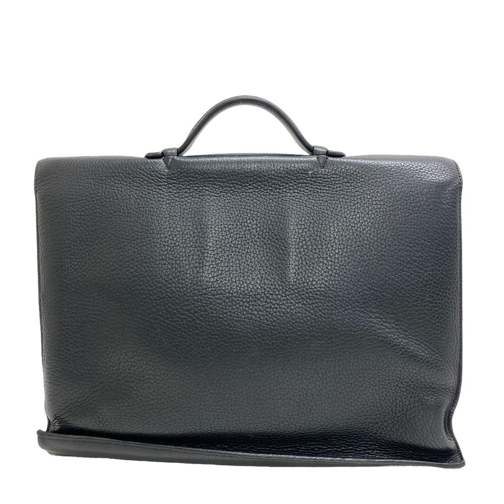 HERMES Business bag Taurillon Clemence black Sac Adepeche 38