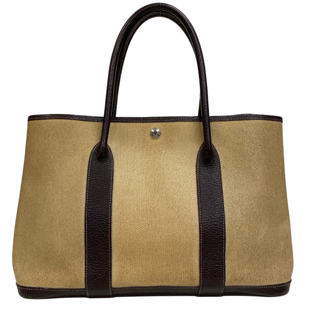 HERMES Handbag Tower ash Brown Garden party PM