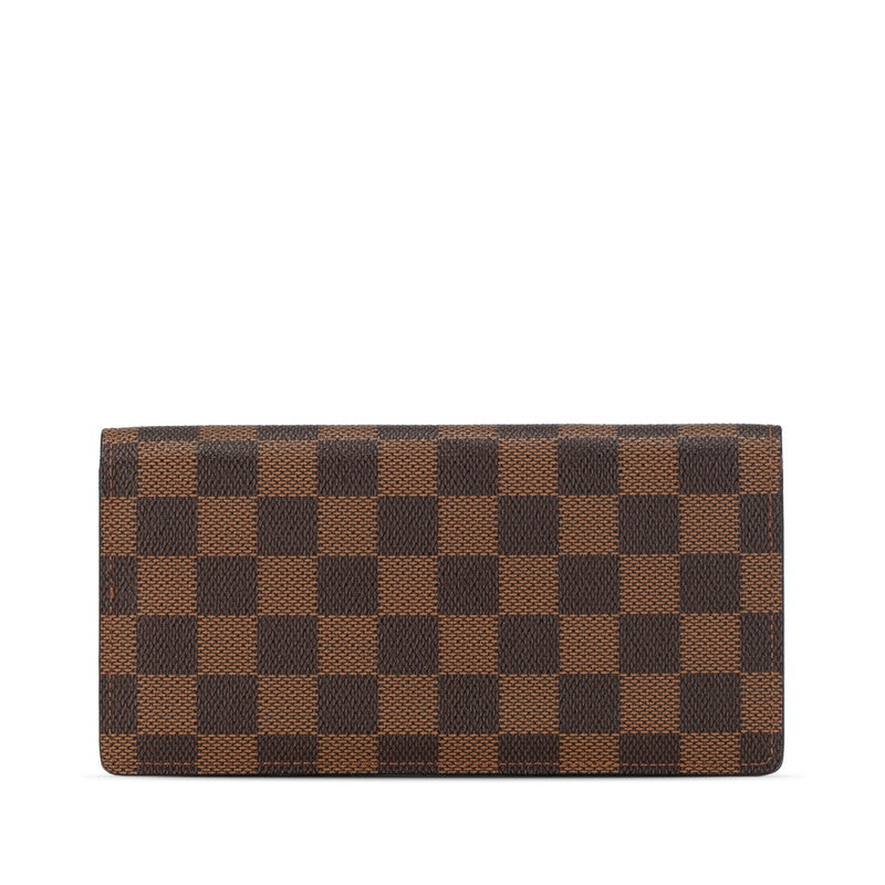 Louis Vuitton Damier Portefolio Sarah Long Wallet Brown PVC Leather Louis Vuitton Long Wallet | Studio Nafay