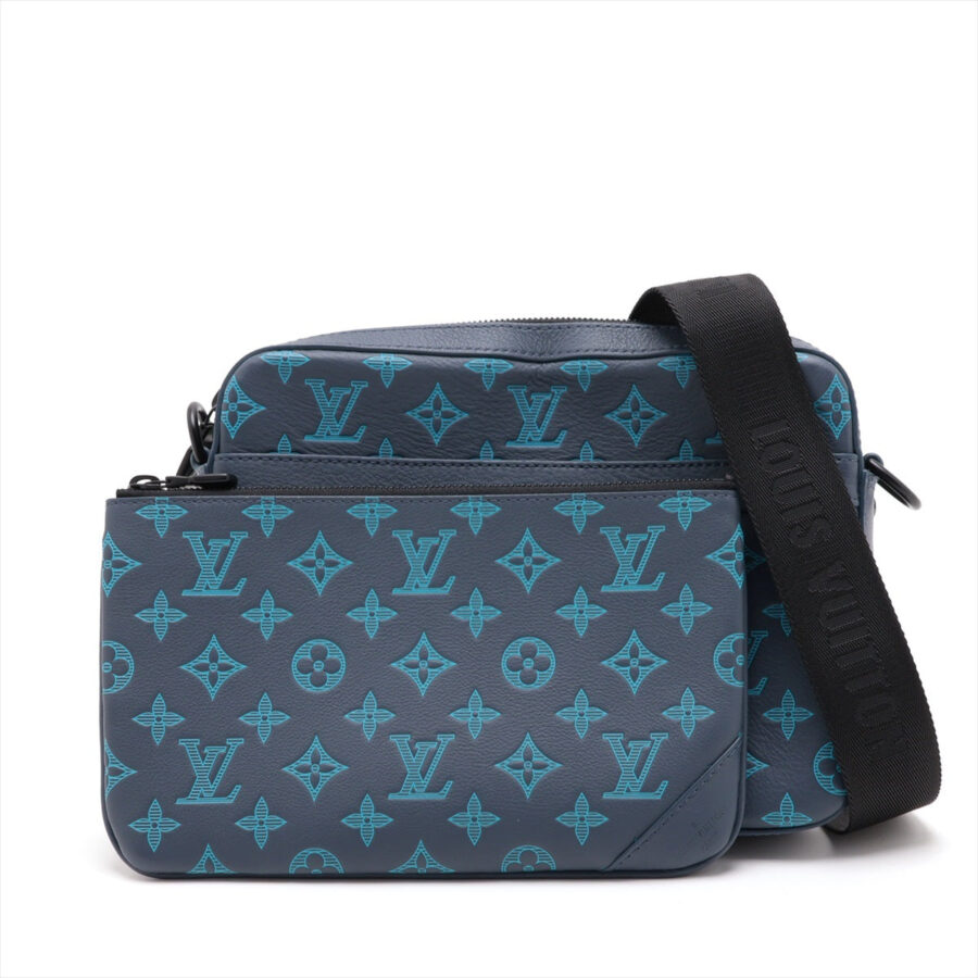 Louis Vuitton Monogram Shadow Trio Messenger Lack Money | Studio Nafay