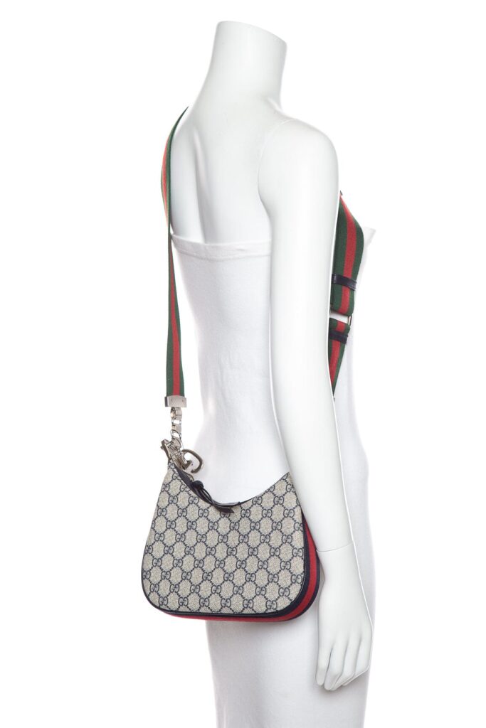 Gucci Blue Small Supreme coated Canvas Handbag - Product Image 2