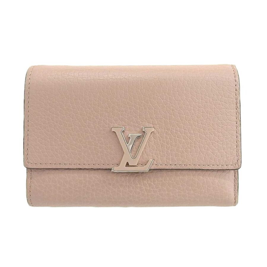 Louis Vuitton Magnolia pink Leather Wallet (Tri-Fold) | Studio Nafay