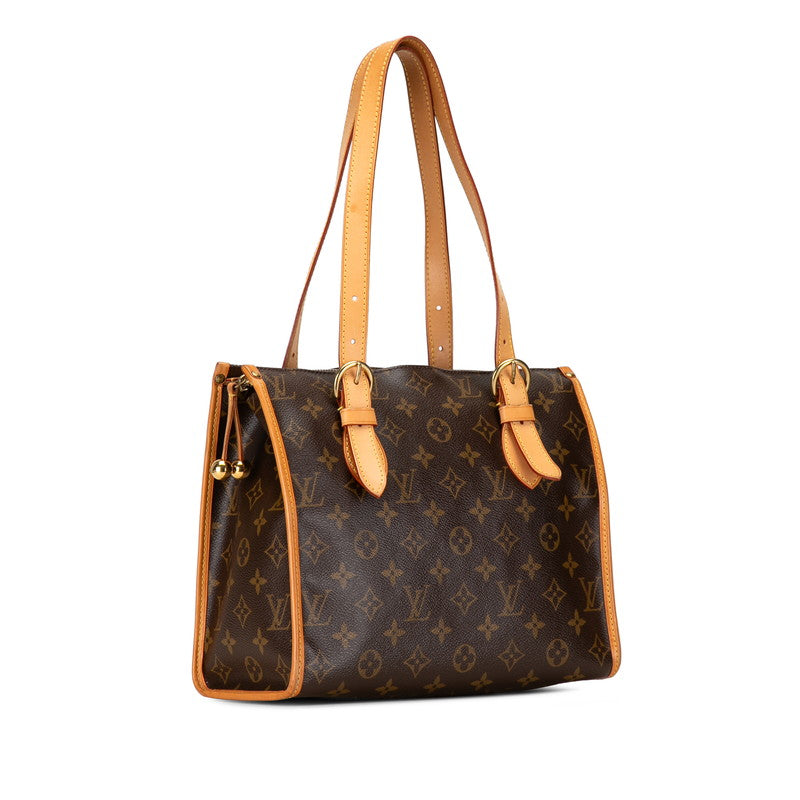 Louis Vuitton Monogram Popincourt Handbag Brown PVC Leather Louis Vuitton