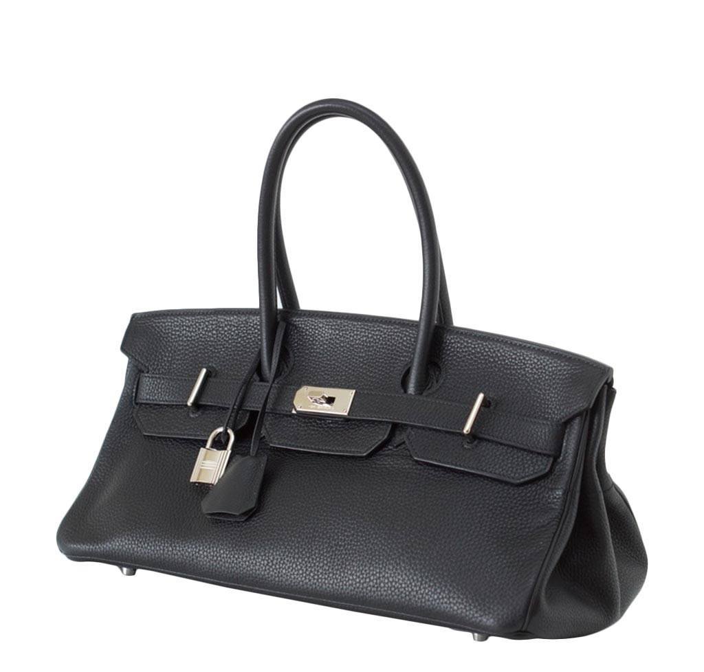 HermesBirkin JPG Shoulder Bag Black