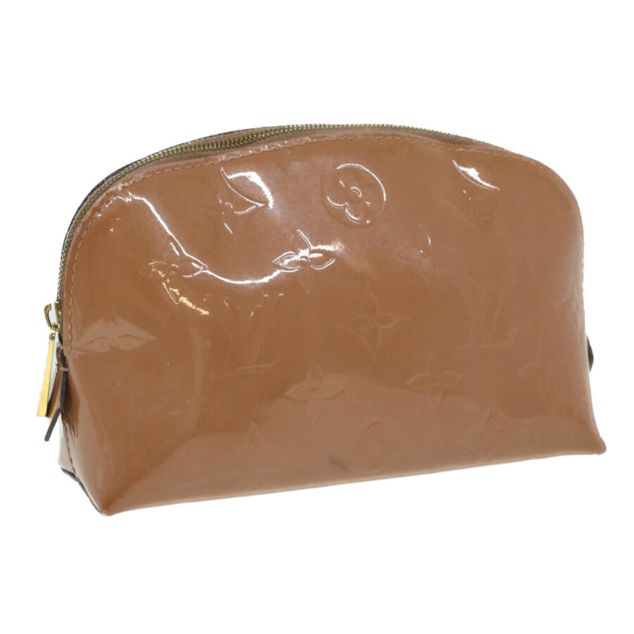 LOUIS VUITTON Monogram Vernis Pochette Cosmetic Pouch Pink LV Auth am3598 | Studio Nafay