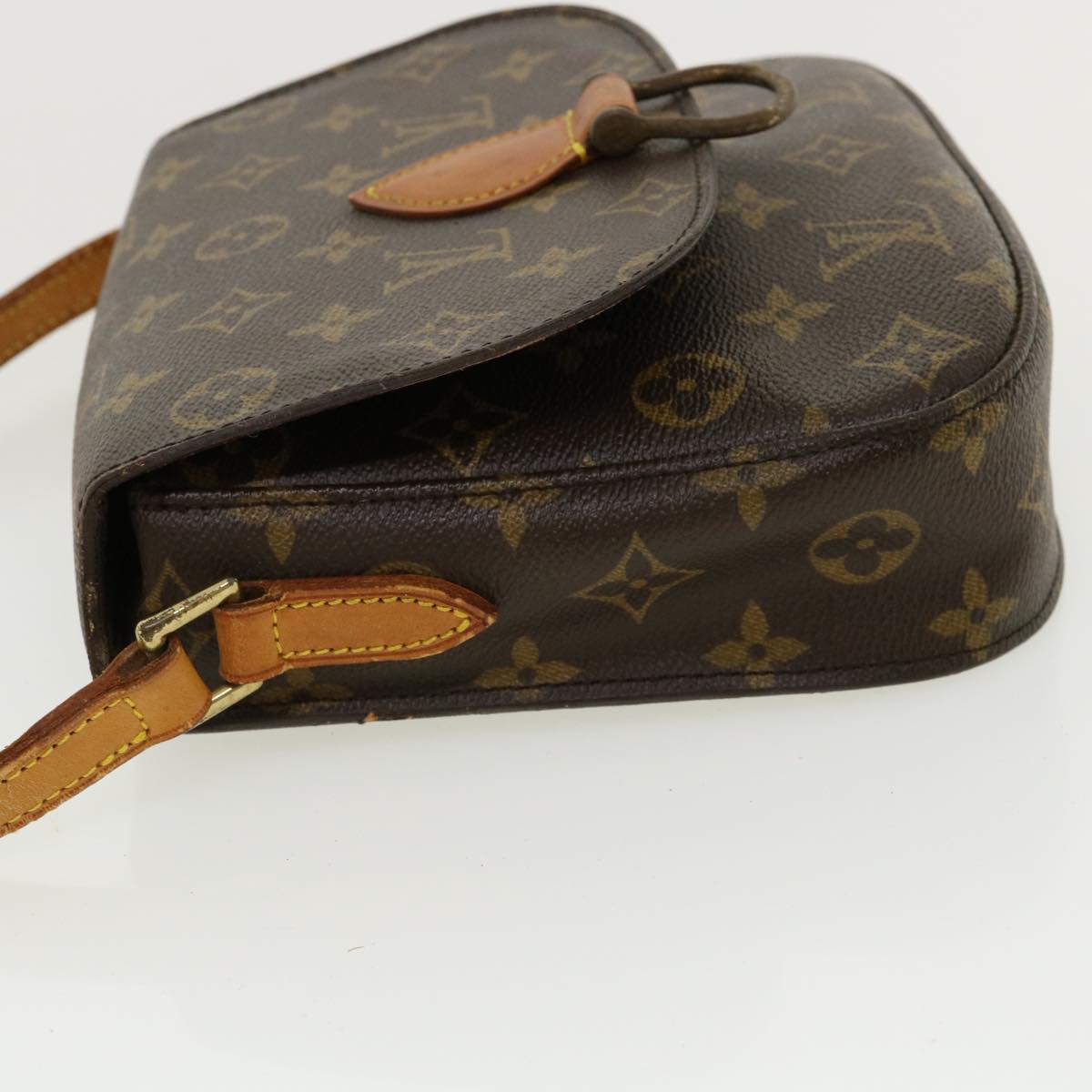 LOUIS VUITTON Monogram Saint Cloud MM Shoulder Bag LV Auth am3660