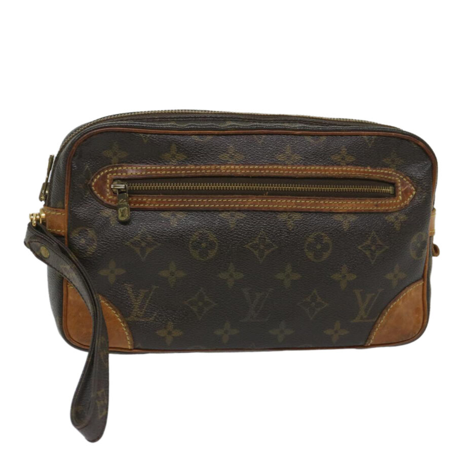 LOUIS VUITTON Monogram Marly Dragonne GM Clutch Bag LV Auth am5083 | Studio Nafay