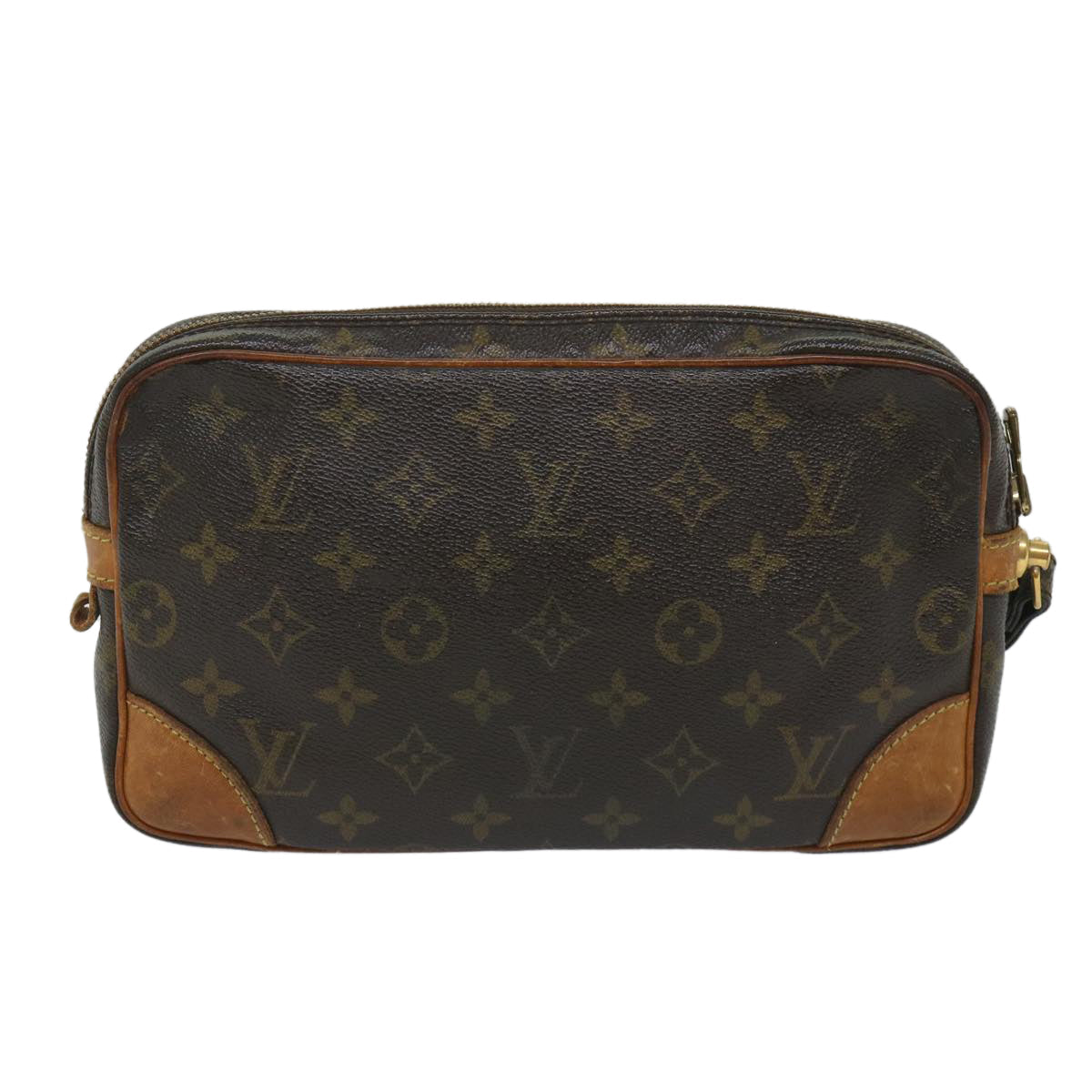 LOUIS VUITTON Monogram Marly Dragonne GM Clutch Bag LV Auth am5083