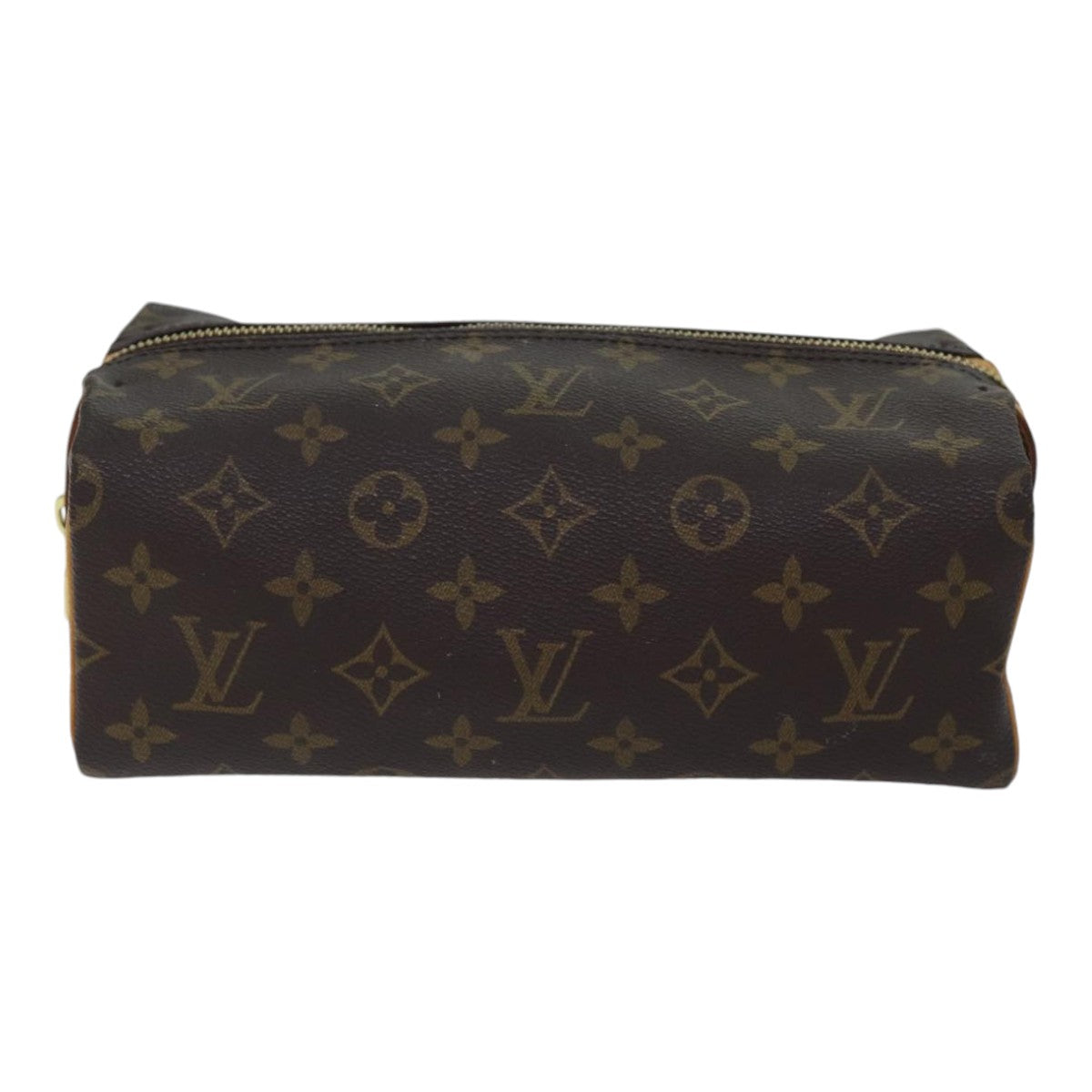 LOUIS VUITTON Monogram Trousse Patte Pression Cosmetic Pouch Auth ar12515