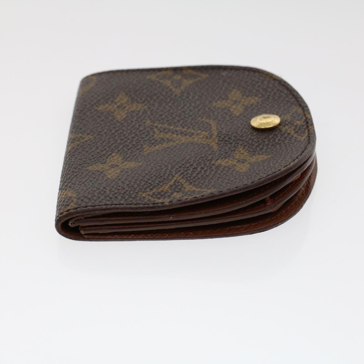 LOUIS VUITTON Monogram Porte Monnaie Guze Coin Purse LV Auth ar9652B