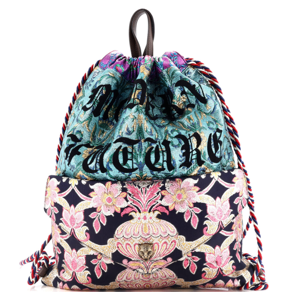 Gucci Drawstring Backpack Brocade Large - Product Image 2