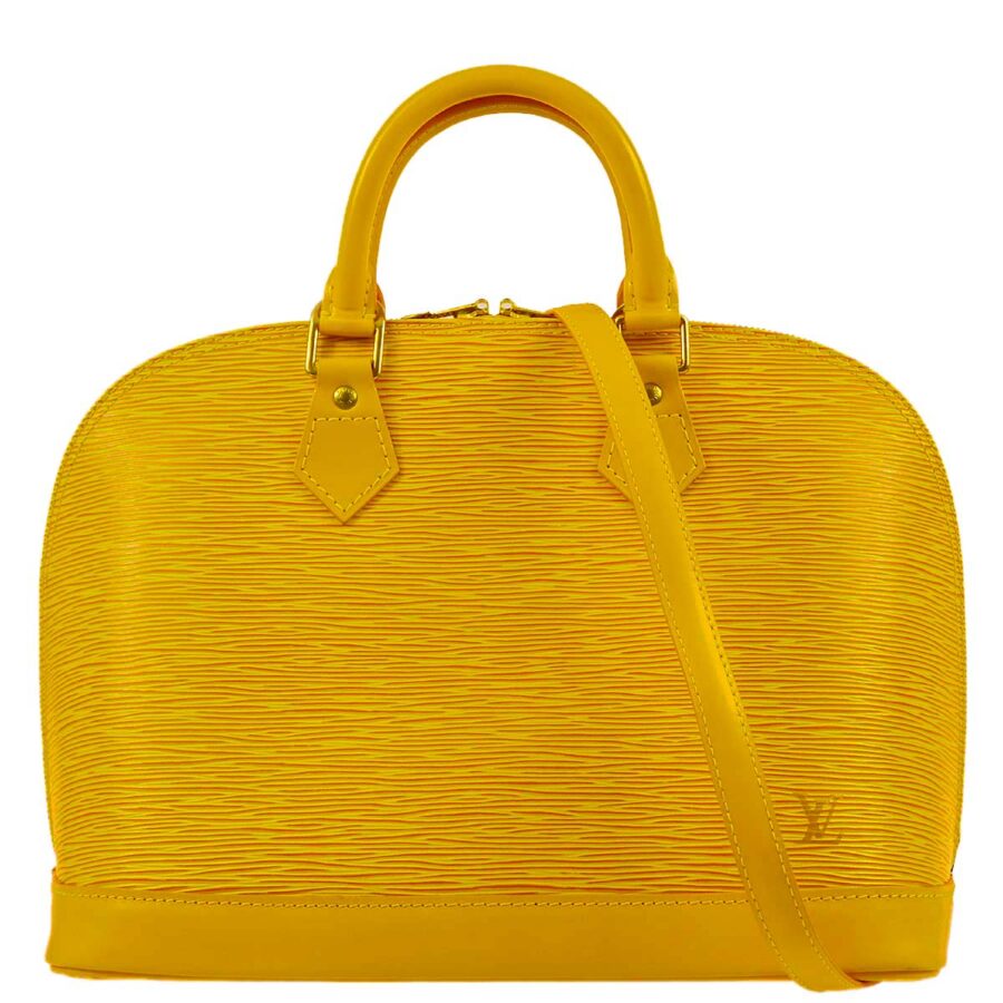 Louis Vuitton Yellow Alma Epi