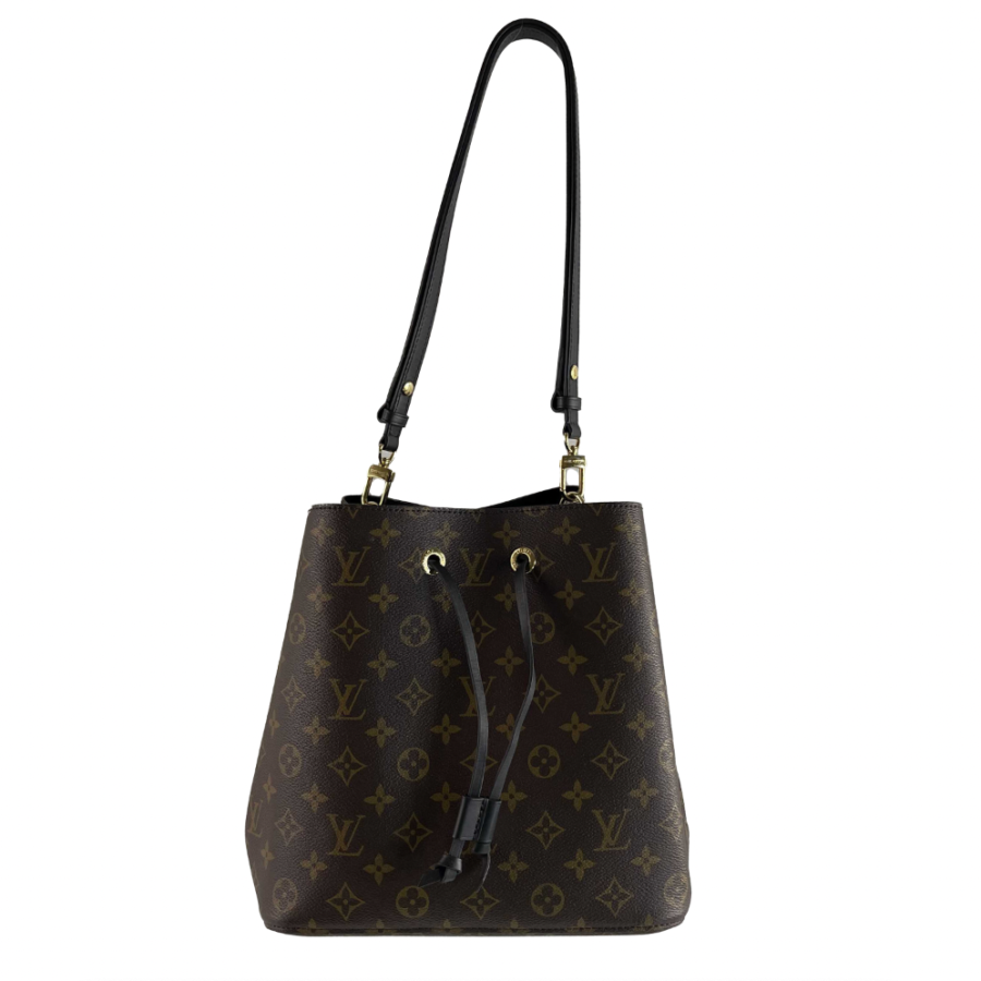LOUIS VUITTON, LV NeoNoe Monogram Brown Canvas MM Shoulder Bag