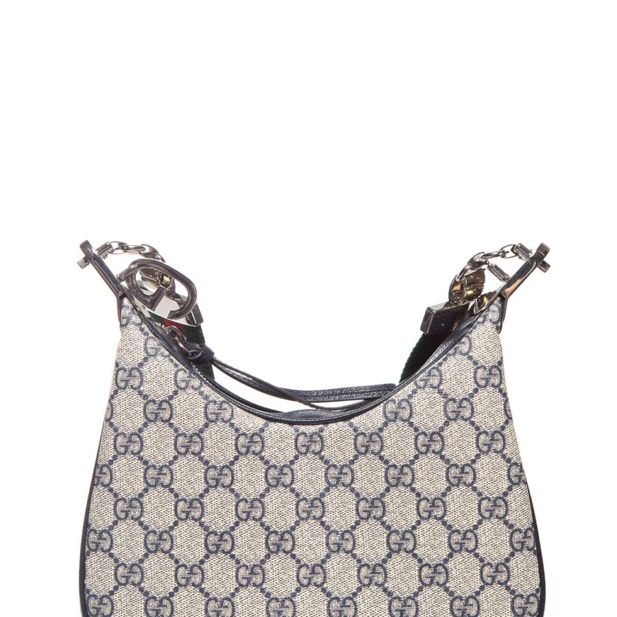 Gucci Blue Small Supreme coated Canvas Handbag | Studio Nafay