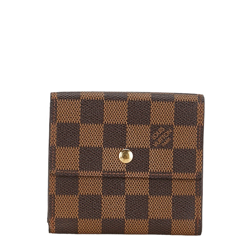 Louis Vuitton Damier Portefolio Double Fold Wallet Brown PVC Leather Louis Vuitton | Studio Nafay