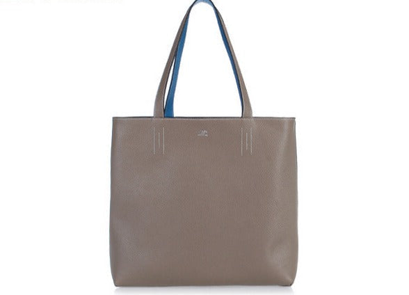 Luxury Hermes Shopping Bag 509107 Ladies Cow Leather Grey | Studio Nafay