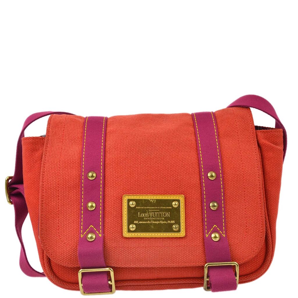Louis Vuitton Red Antigua Besace PM Shoulder Bag