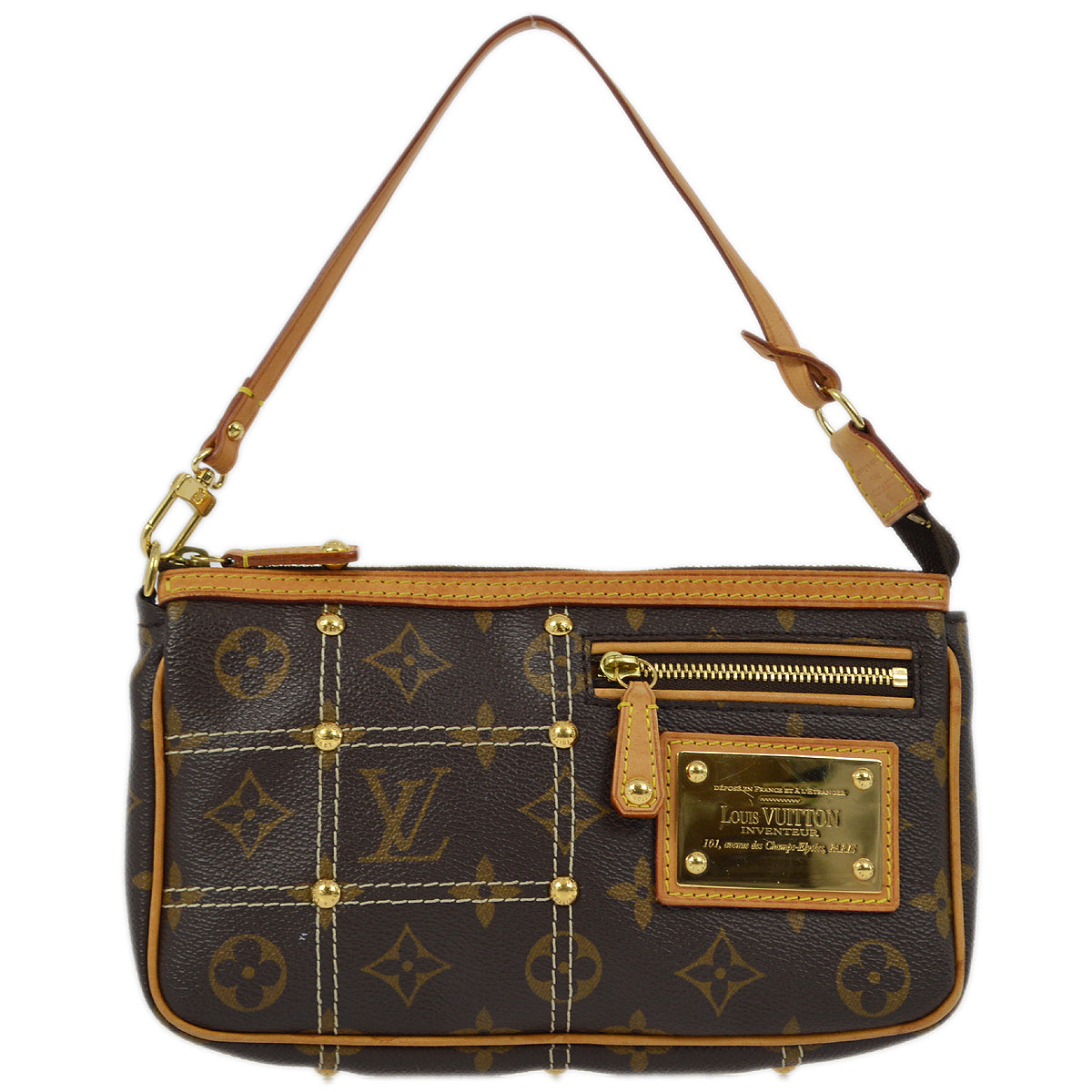 Louis Vuitton Monogram Rivet Pochette Accessoires Handbag