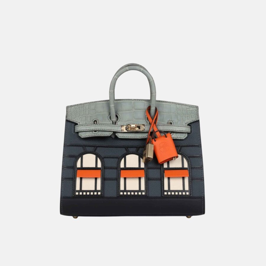Birkin 20 Faubourg Rainy Days Gris Misty PBHW | Studio Nafay