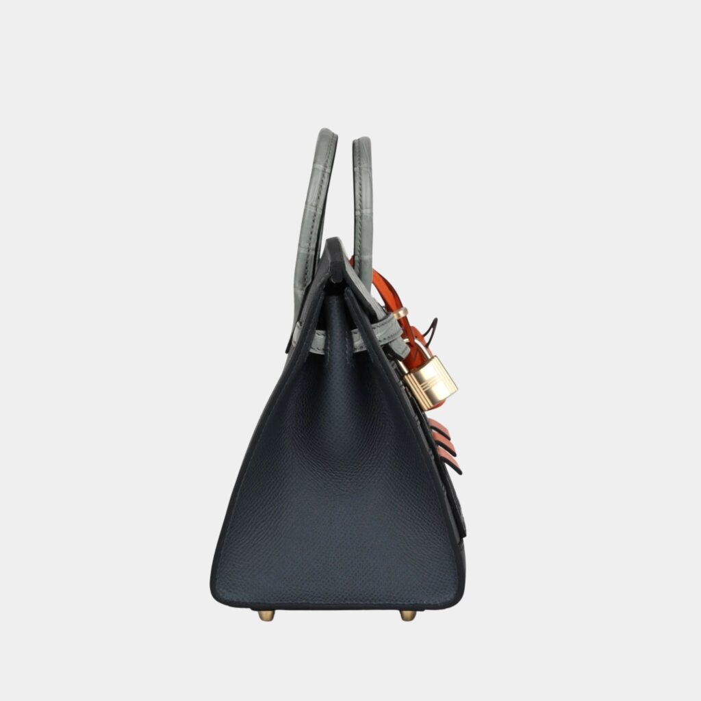 Birkin 20 Faubourg Rainy Days Gris Misty PBHW - Product Image 2