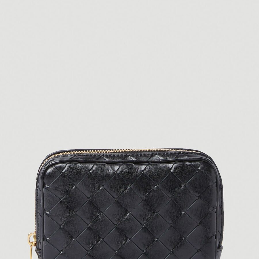 Bottega Veneta Women Teen Intrecciato Zip Pouch | Studio Nafay