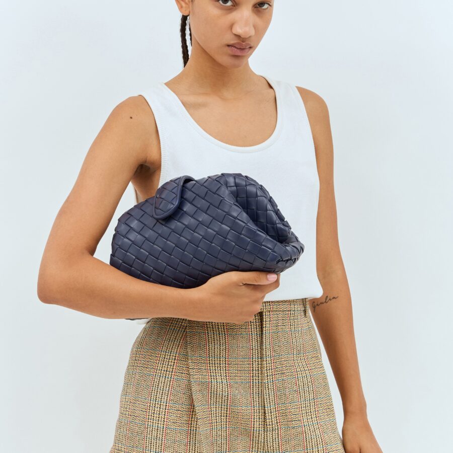 Bottega Veneta Women Teen Lauren Clutch | Studio Nafay