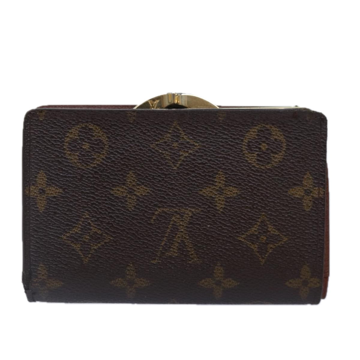 LOUIS VUITTON Monogram Porte Monnaie Billets Viennois Wallet Auth bs17090